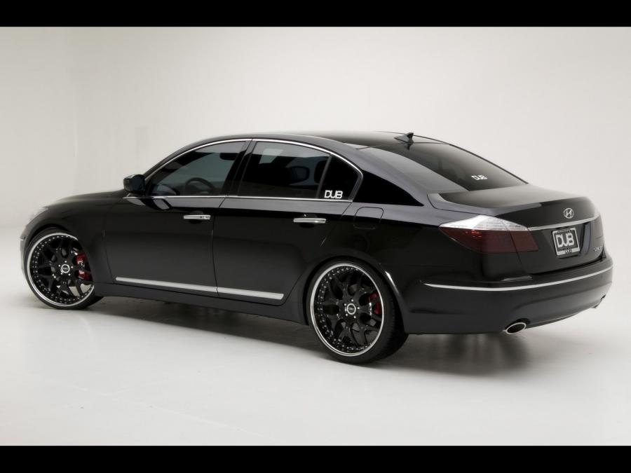  Hyundai Genesis Black Edition by DUB Magazine 2008 года  (фото 13 из 15)